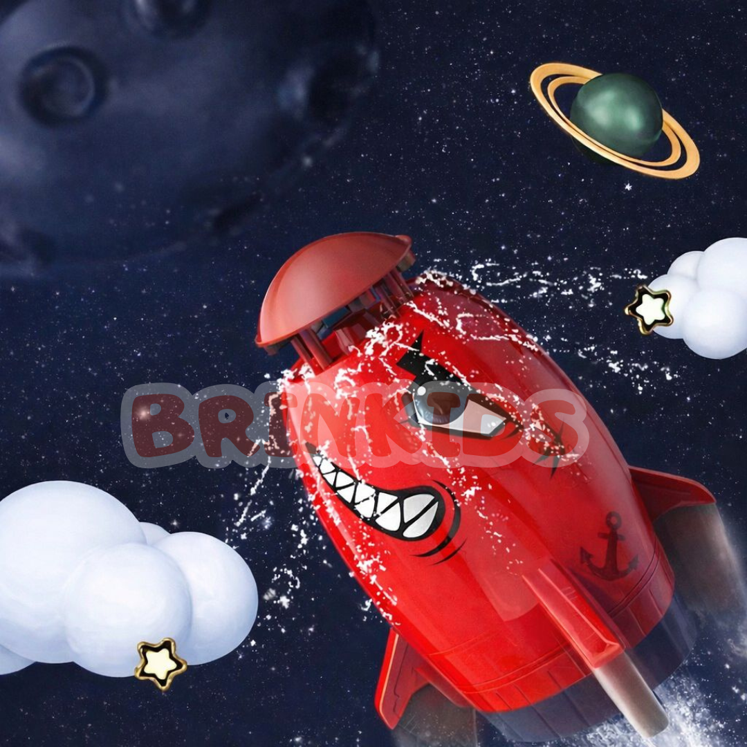 AquaJet foguete aspersor aquático infantil com água para diversão no verão