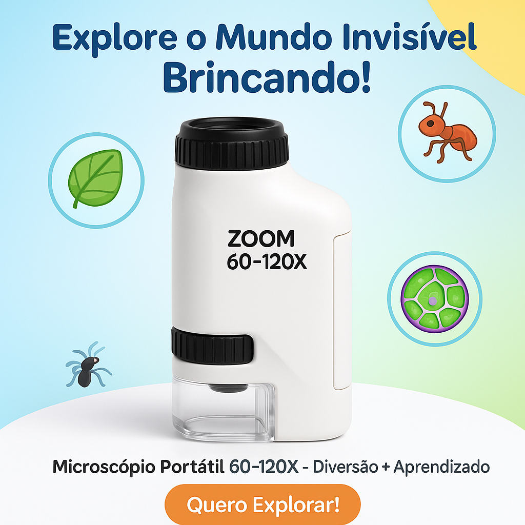 🔭 Mini Telescópio Infantil