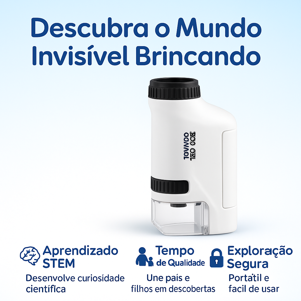 🔭 Mini Telescópio Infantil