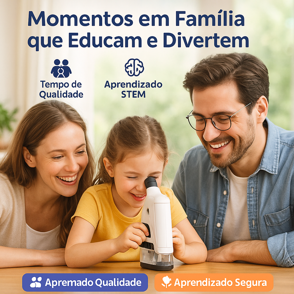 🔭 Mini Telescópio Infantil