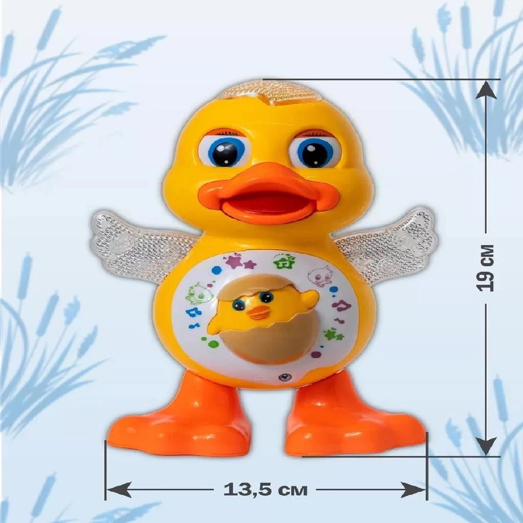 Pato dançarino Linha Premium Brinkids - Estoque no Brasil - Envio imediato