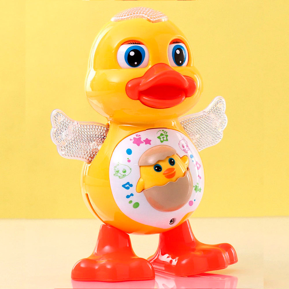 Pato dançarino Linha Premium Brinkids - Estoque no Brasil - Envio imediato