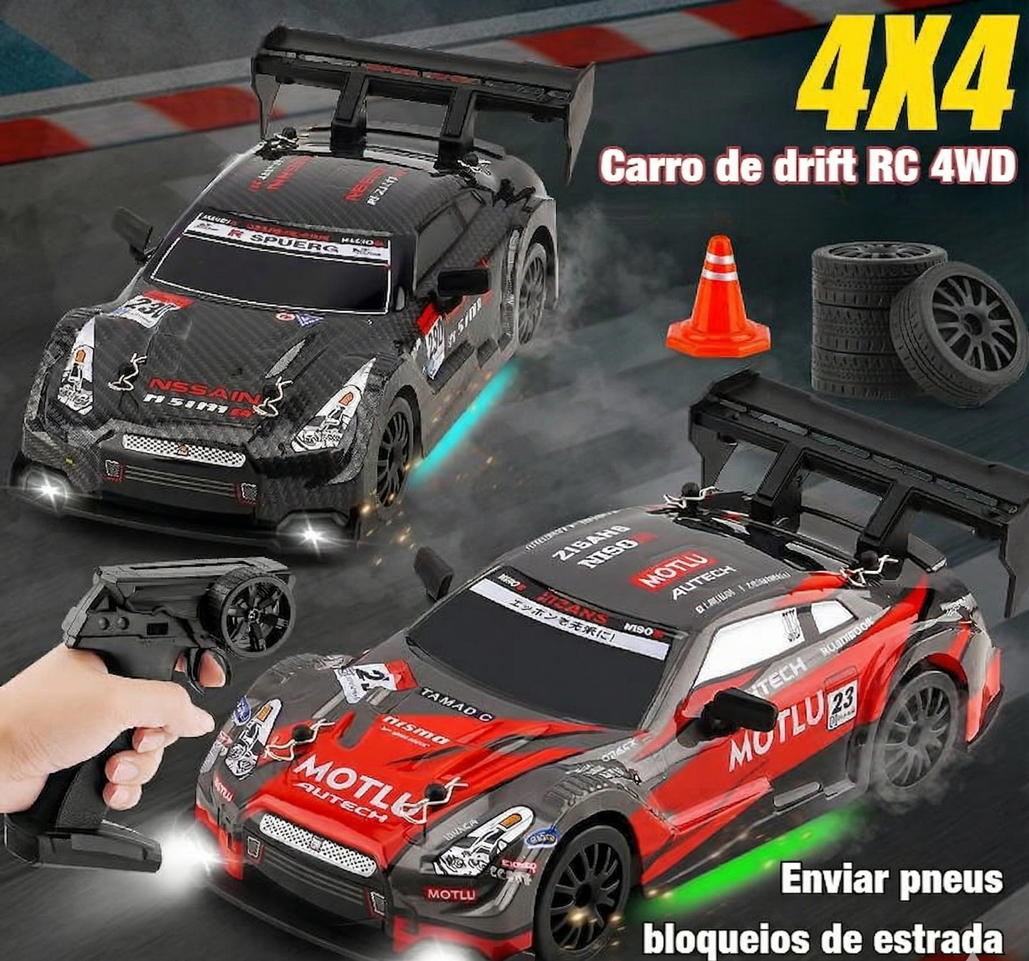 Carro Recarregável GTR Drift
