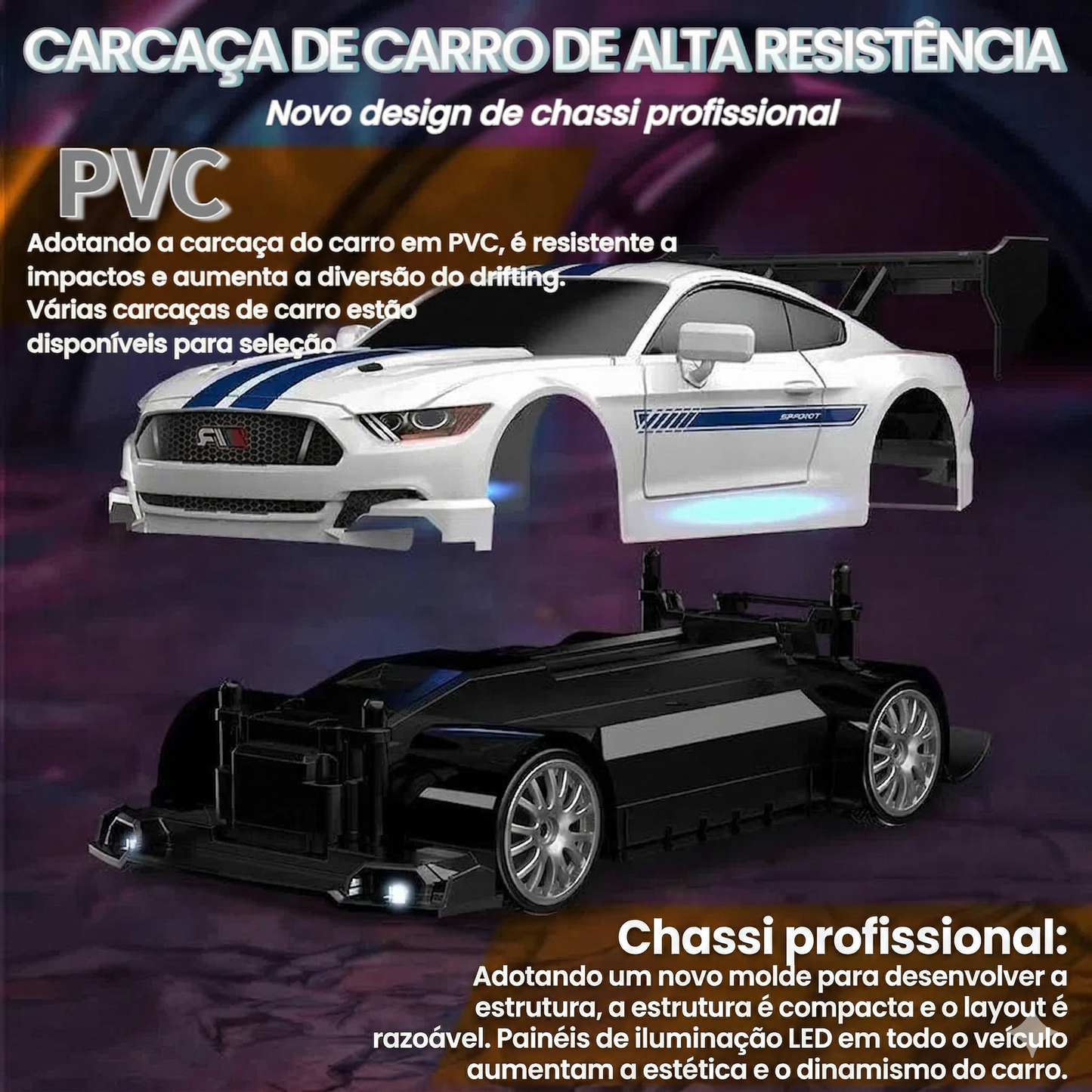 Carro Recarregável GTR Drift