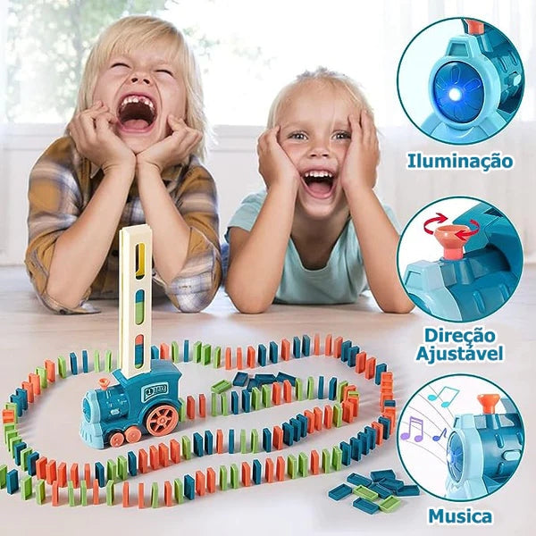 Trem Dominó Automático Brinkids