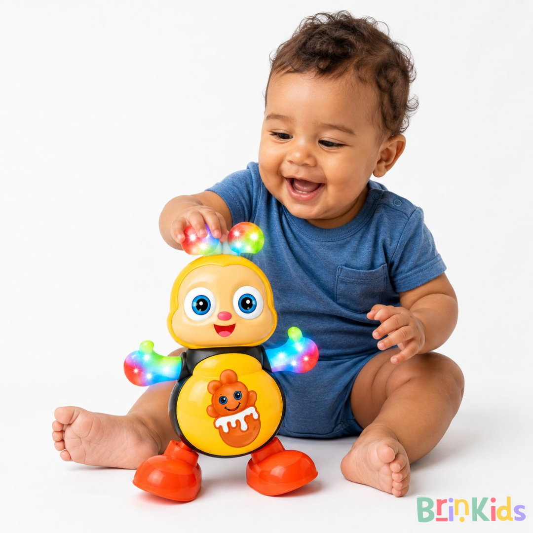 Abelha Dançante Premium Infantil com Música e Luzes