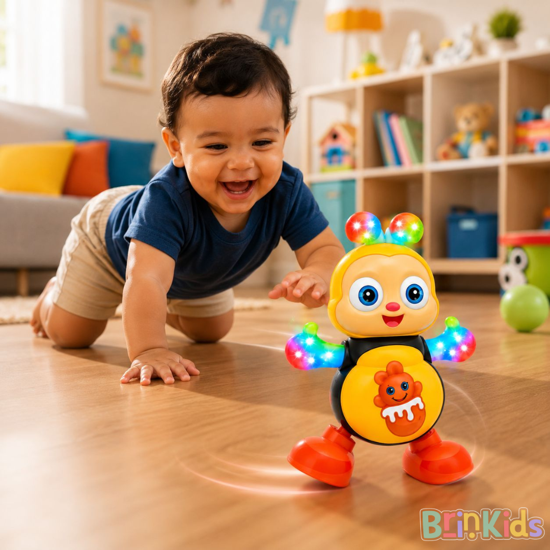 Abelha Dançante Premium Infantil com Música e Luzes