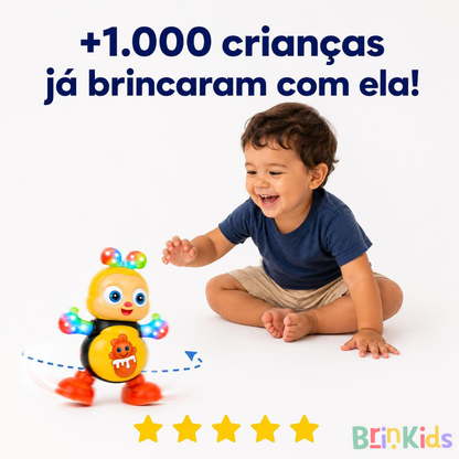 Abelha Dançante Premium Infantil com Música e Luzes