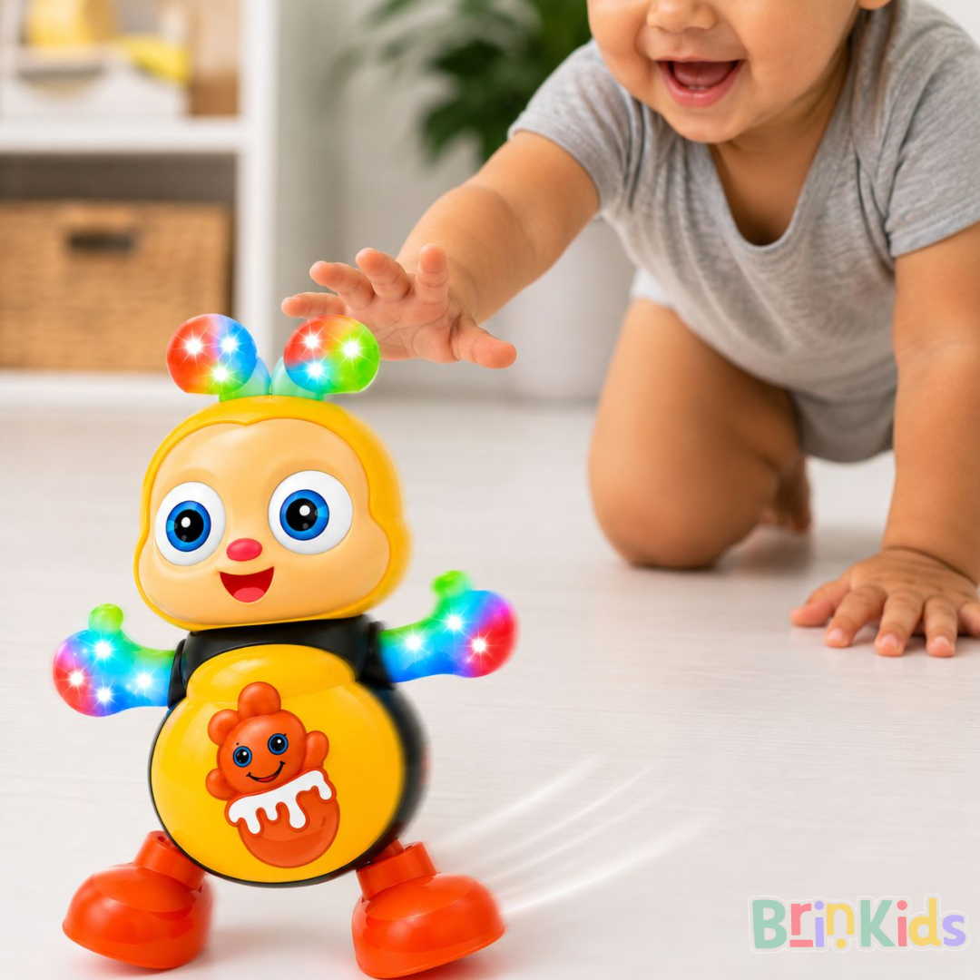 Abelha Dançante Premium Infantil com Música e Luzes