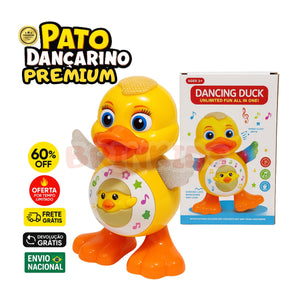 Pato dançarino Linha Premium Brinkids - Estoque no Brasil - Envio imediato