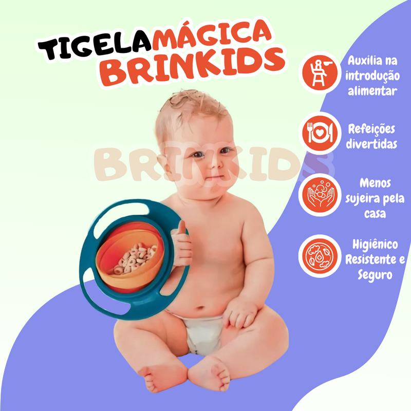 Tigela mágica 360º Brinkids