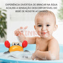 Caranguejo Fujão interativo com luzes e música brinquedo infantil
