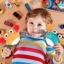 Caranguejo Fujão interativo com luzes e música brinquedo infantil
