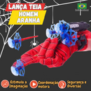Luva do Homem-Aranha com lançador de teias brinquedo infantil

