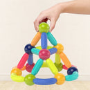 Blocos Magnéticos Educativos Montessori brinquedo infantil de construção
