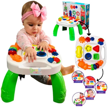 🧩 Mesinha Didática Montessori – Diversão que Ensina!
