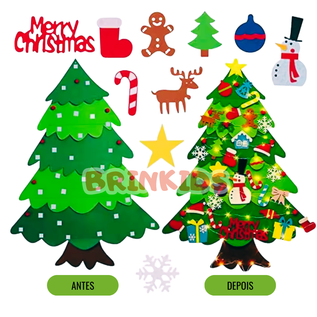 Árvore de Natal Montessori Brinkids