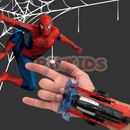 Luva do Homem-Aranha com lançador de teias brinquedo infantil

