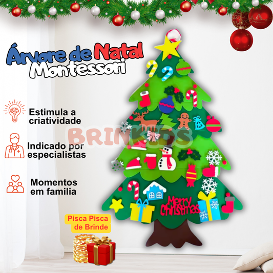 Árvore de Natal Montessori Brinkids