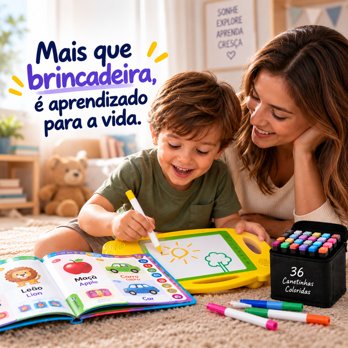 Mais do que um brinquedo. Um momento que fica na memória.