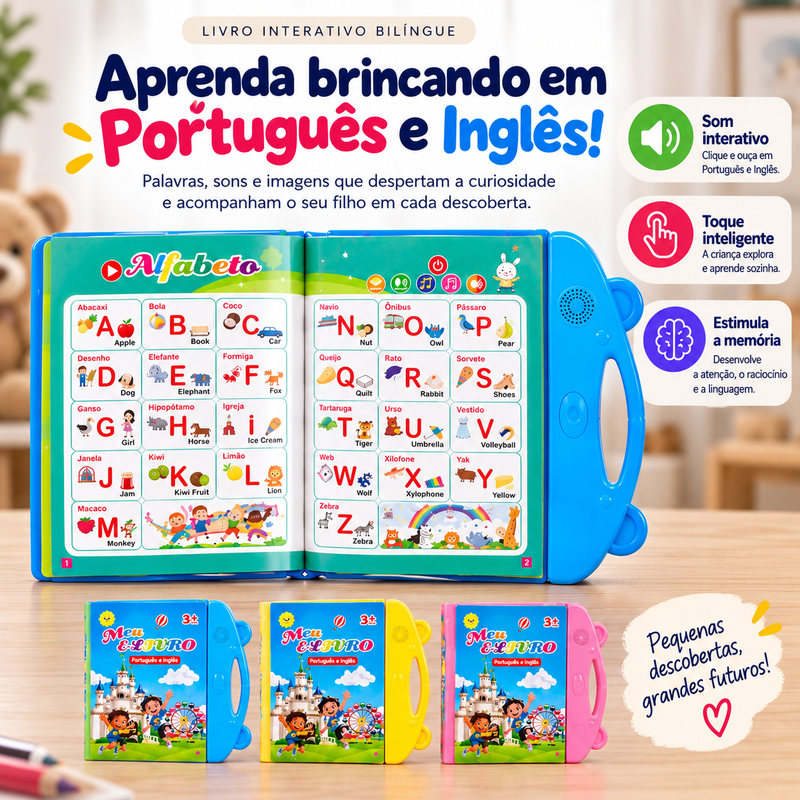 O brinquedo que ensina 2 idiomas enquanto a criança só quer brincar