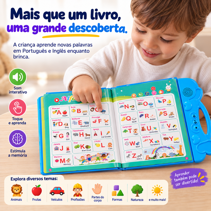 O brinquedo que ensina 2 idiomas enquanto a criança só quer brincar