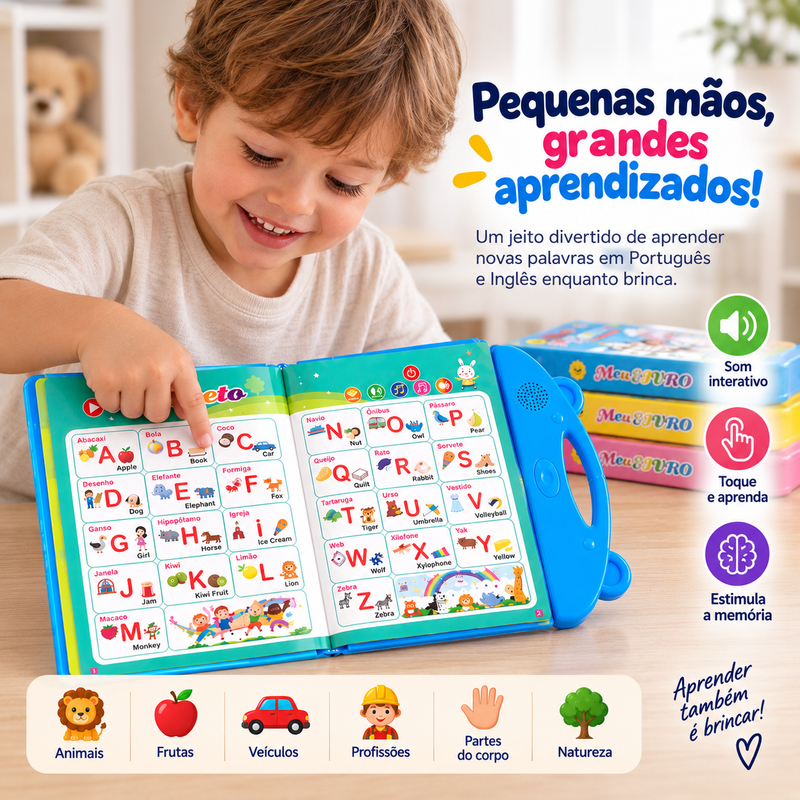 O brinquedo que ensina 2 idiomas enquanto a criança só quer brincar
