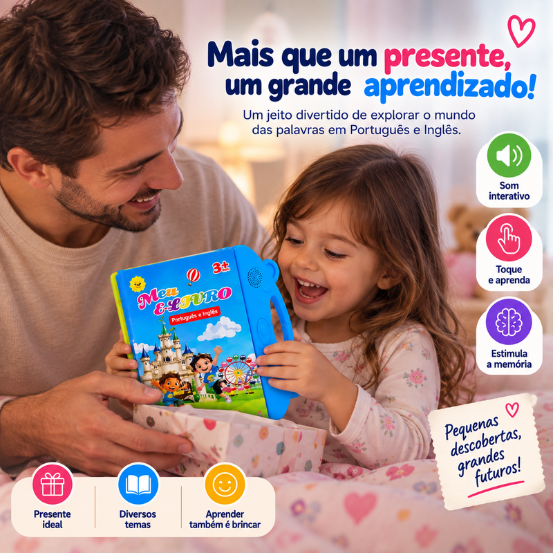 O brinquedo que ensina 2 idiomas enquanto a criança só quer brincar