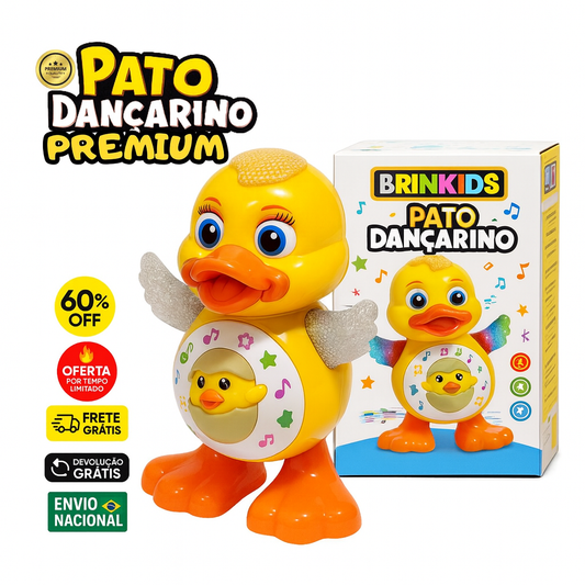 Pato dançarino Linha Premium Brinkids