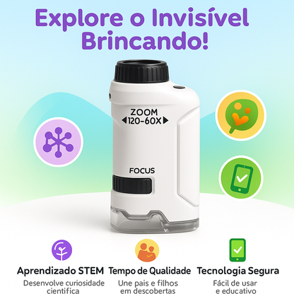 🔭 Mini Telescópio Infantil