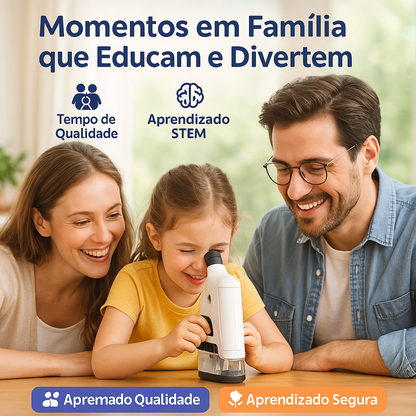 🔭 Mini Telescópio Infantil