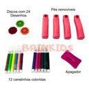 Mesa Mágica Lousa Infantil com Canetinhas brinquedo de desenho
