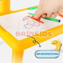 Mesa Mágica Lousa Infantil com Canetinhas brinquedo de desenho
