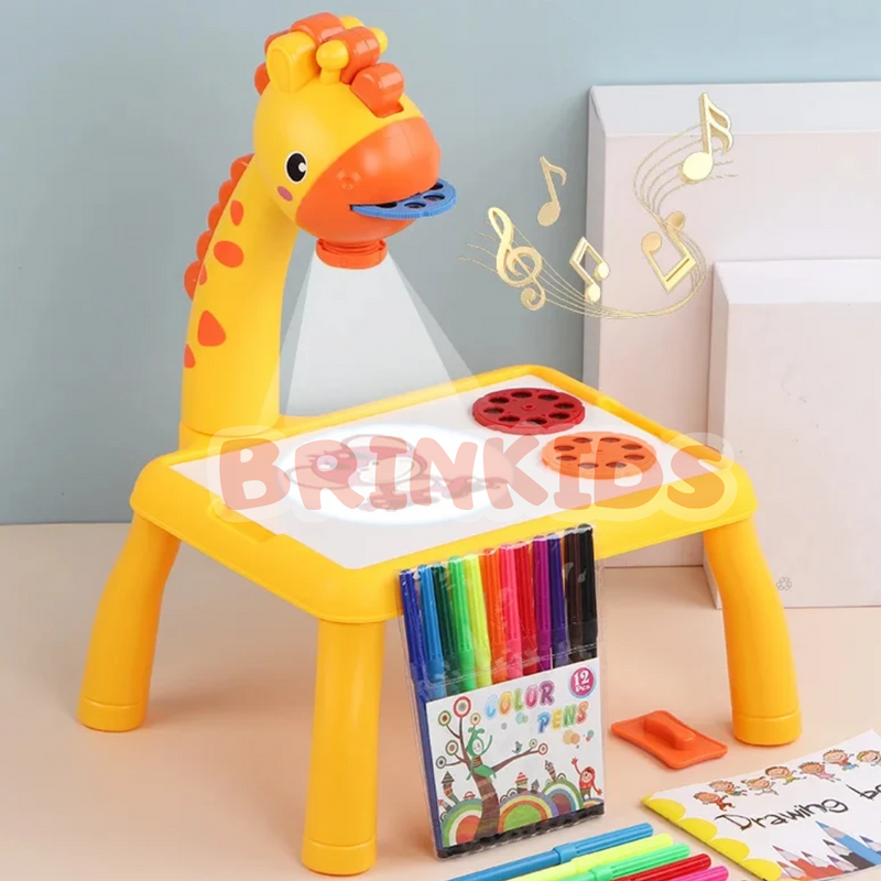 Mesa Mágica Lousa Infantil de Desenho Com Canetinhas