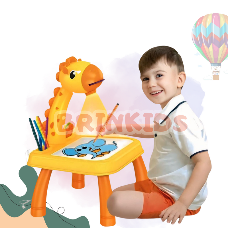 Mesa Mágica Lousa Infantil de Desenho Com Canetinhas