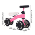 Bicicleta de equilíbrio infantil 4 rodas Baby Balance Bike
