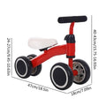 Bicicleta de equilíbrio infantil 4 rodas Baby Balance Bike
