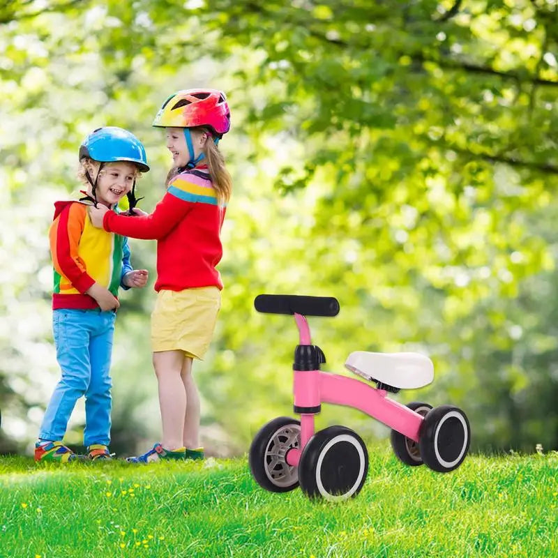 Bicicleta de Equilíbrio 4 Rodas Infantil Baby Balance Brinkids