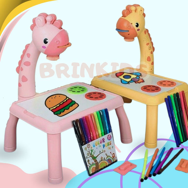 Mesa Mágica Lousa Infantil de Desenho Com Canetinhas