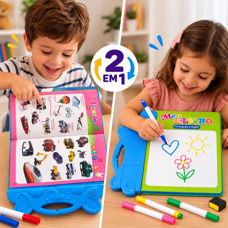 O brinquedo que ensina 2 idiomas enquanto a criança só quer brincar