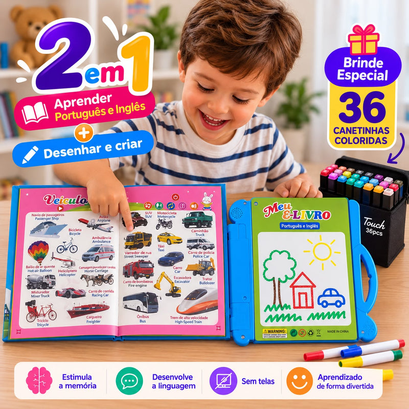 O brinquedo que ensina 2 idiomas enquanto a criança só quer brincar