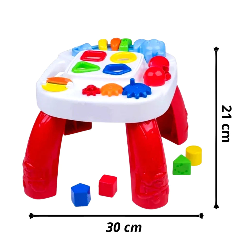 🧩 Mesinha Didática Montessori – Diversão que Ensina!