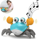Caranguejo Fujão interativo com luzes e música brinquedo infantil
