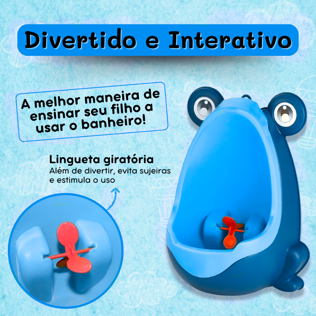 Mictorio Sapinho Infantil Troninho Penico Menino