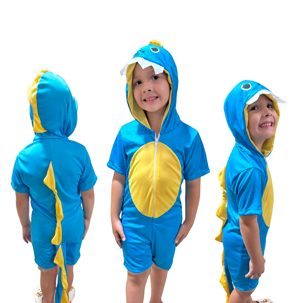 Fantasia Dinossauro Infantil Menino Luxo Curto Verde Kigurumi Dinossauro Pijama