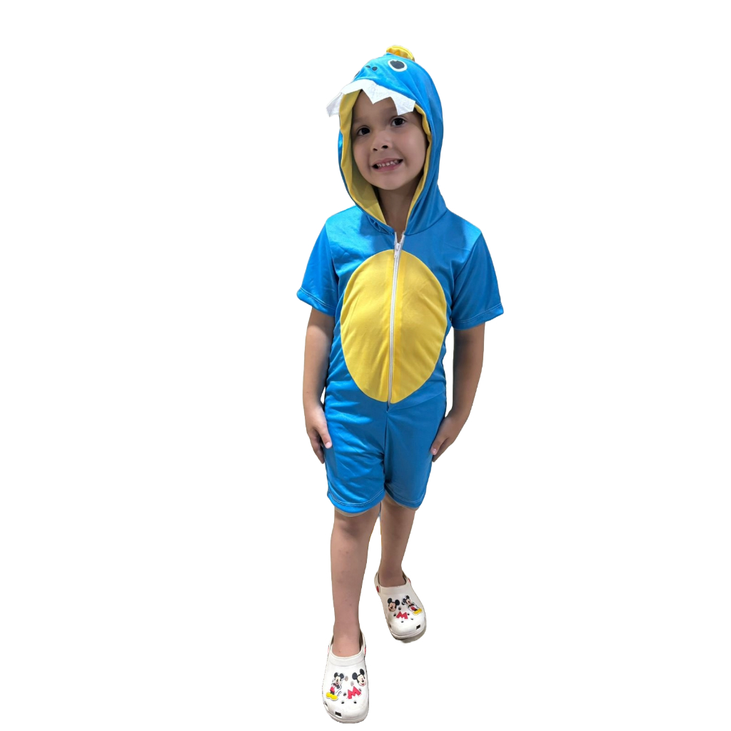 Fantasia Dinossauro Infantil Menino Luxo Curto Verde Kigurumi Dinossauro Pijama
