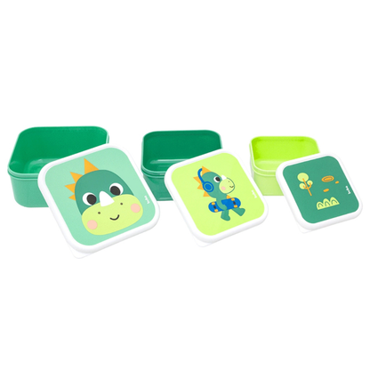 Kit 3 Potes para Comida Infantil