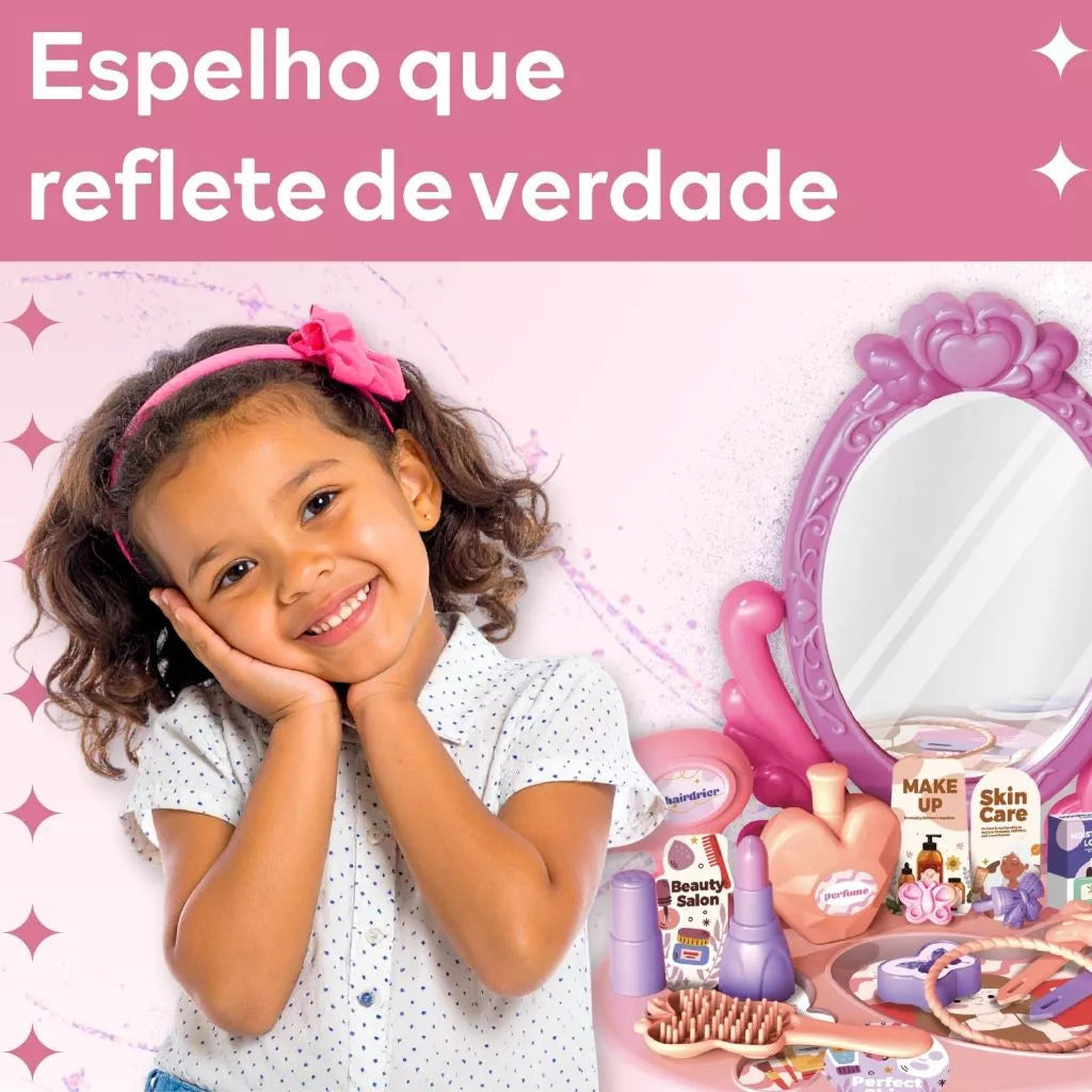 Penteadeira infantil - presente Dia das Crianças
