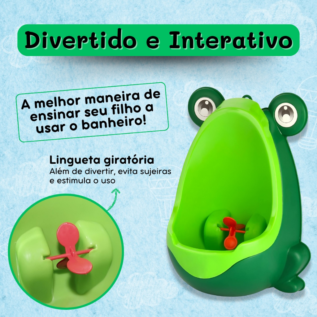 Mictorio Sapinho Infantil Troninho Penico Menino