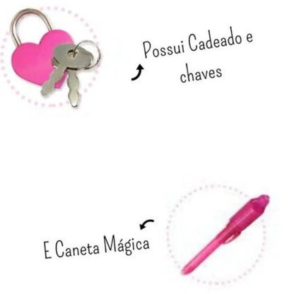 Páginas do diário secreto infantil